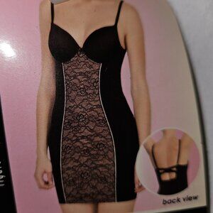 NWT Retro Girdle slip built in Bra MEDIUM